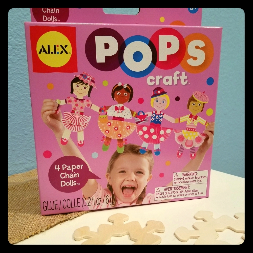 Alex Brand Pop Crafts 4 Paper Chain Dolls 🖍